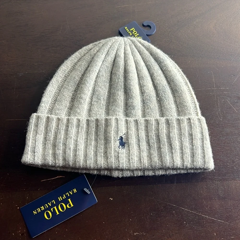 Polo Ralph Lauren Men's Signature Merino Cuffed Beanie - Picture 2 of 9